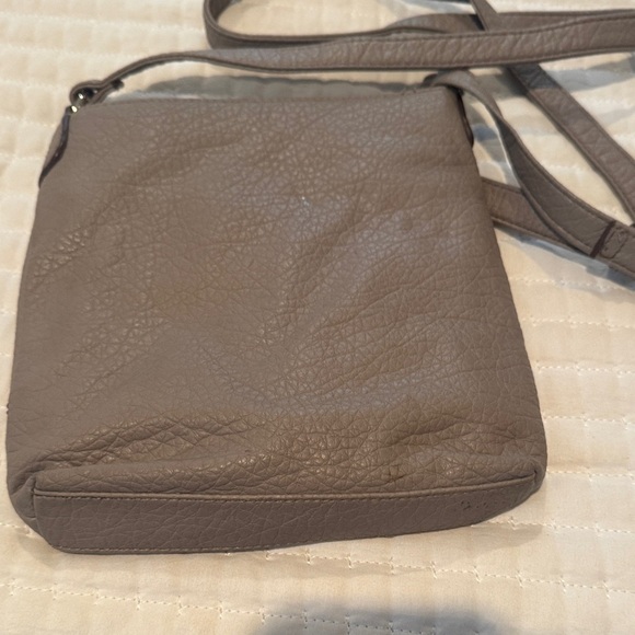 Nine West Textured Gray Crossbody Bag - Picture 3 of 5